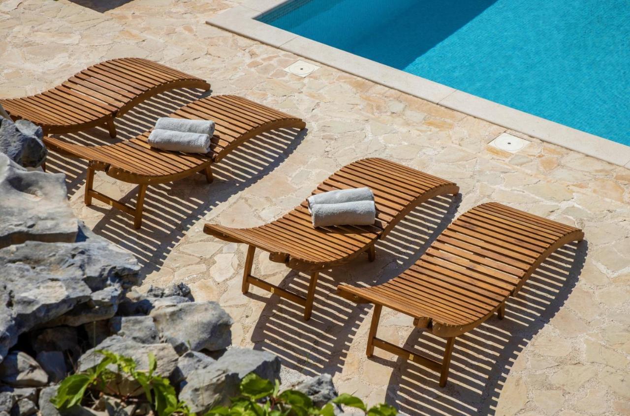 Villa Regina With Heated Pool And Sea View مارينا المظهر الخارجي الصورة